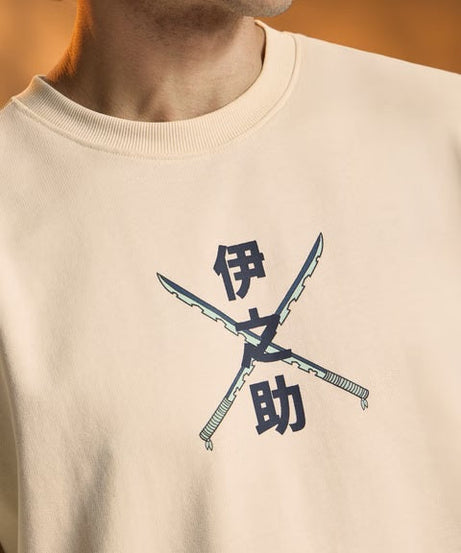 Demon Slayer Inosuke Oversized Full Sleeve T-Shirts