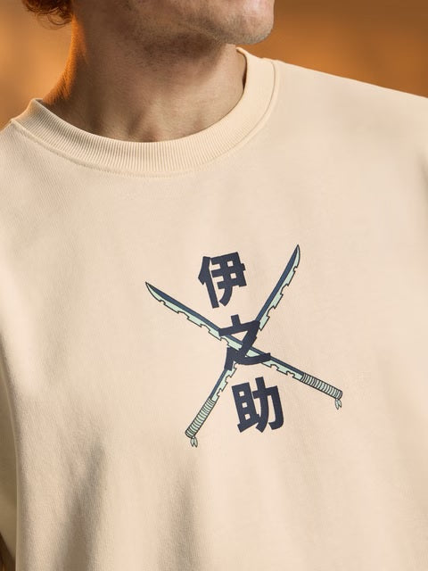 Demon Slayer Inosuke Oversized Full Sleeve T-Shirts