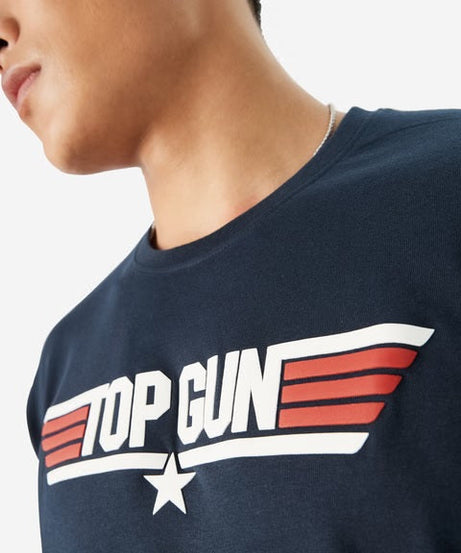Top Gun Logo Men Relaxed Fit T-Shirts