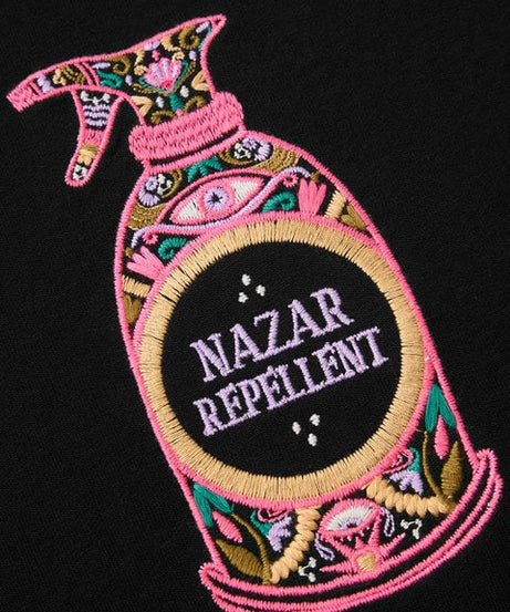 Desi Rebel Nazar Repellent Women Oversized T-Shirts
