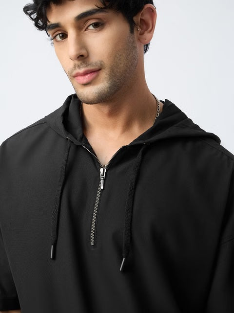 Hooded Black Hooded T-Shirts