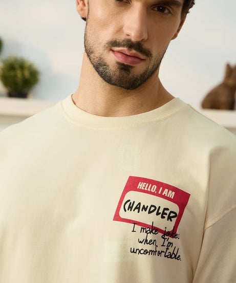 FRIENDS Chandler Bing Tribute Oversized T-Shirts