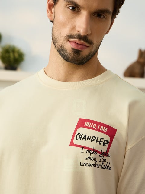 FRIENDS Chandler Bing Tribute Oversized T-Shirts