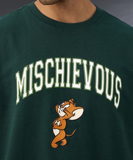 Tom & Jerry Mischievous Oversized T-Shirts
