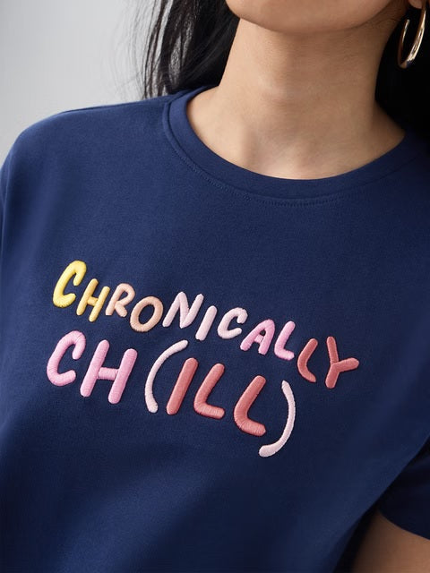 Chronically Chill Women Relaxed Fit T-Shirts