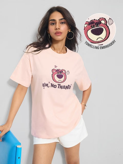 Disney No Thanks Women Oversized T-Shirts