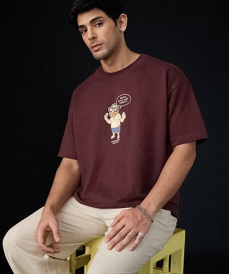 Phir Hera Pheri Baburao Oversized T-Shirts