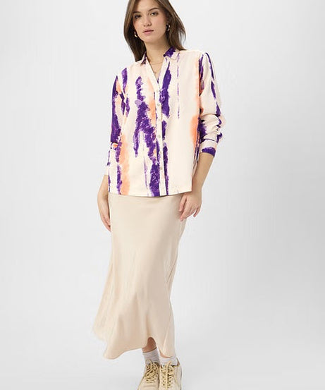 Satin Nebula Women Shirts