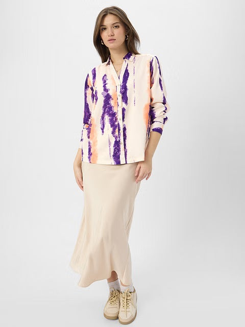 Satin Nebula Women Shirts