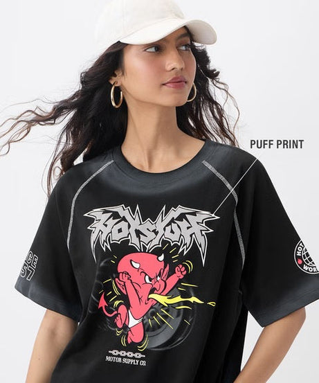 Hot Stuff Little Devil Women Oversized T-Shirts