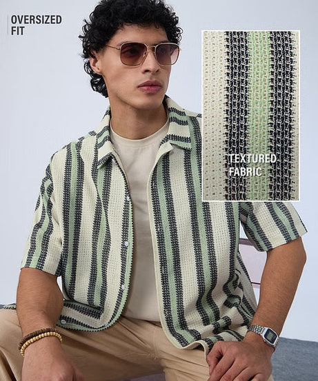 Ambrosia Men Textured Shirts