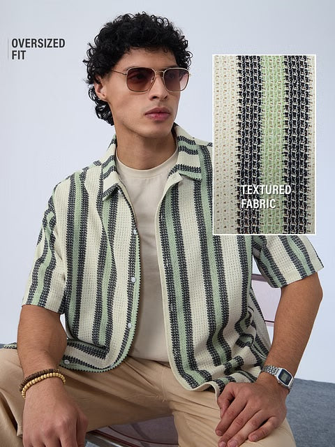 Ambrosia Men Textured Shirts