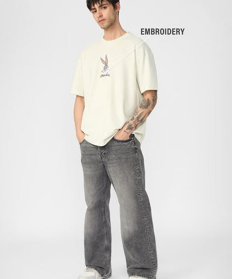 Bugs Bunny That's All Folks Oversized T-Shirts