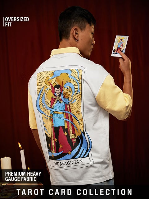 Tarot Doctor Strange Zipper Polos