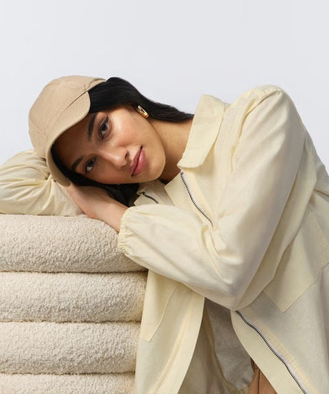 Cotton Linen Off-White Women Shackets