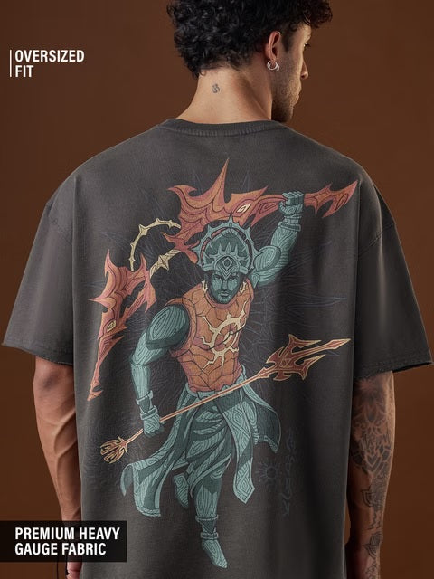 Mythology Suryaputra Oversized T-Shirts