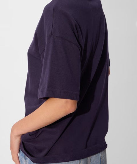 Solids Berry Purple Women Oversized T-Shirts