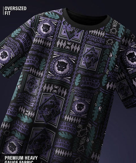 Black Panther Wakanda Tribe Oversized T-Shirts