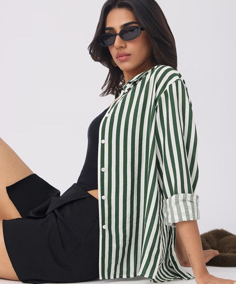 Textured Pine Women Shirts