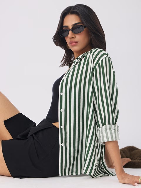 Textured Pine Women Shirts