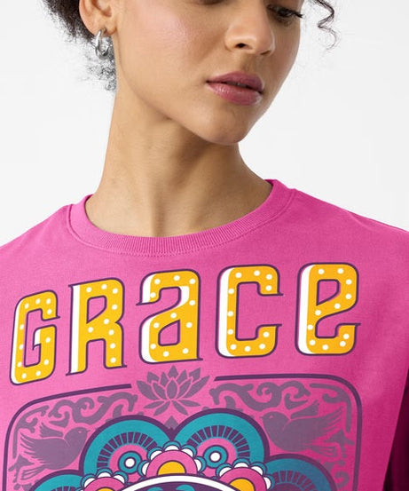 Aladin Her Grace Women Oversized T-Shirts
