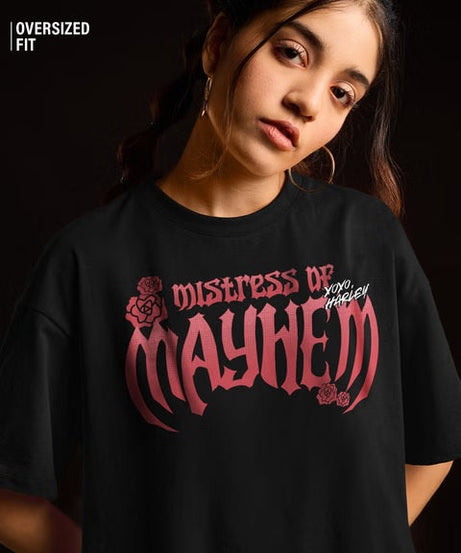 DC Mistress Of Mayhem Women Oversized T-Shirts