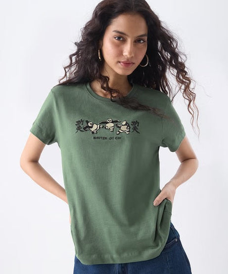 Kung Fu Panda Dragon Warrior Women T-Shirts