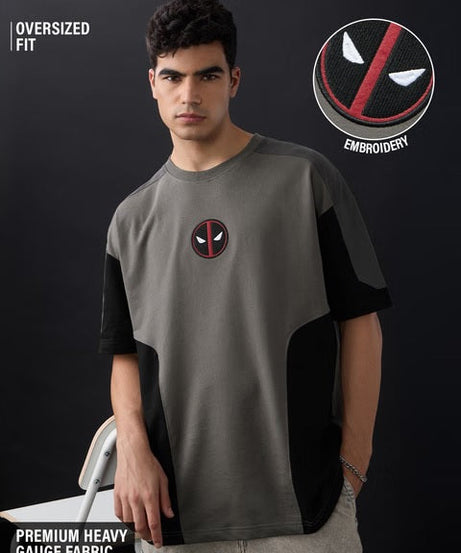 Deadpool Tech Suit Oversized T-Shirts