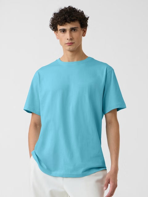 Solids Airy Blue T-Shirts