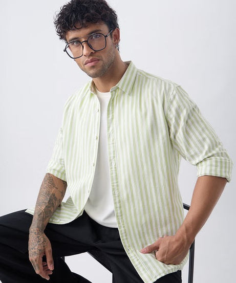 Stripes Pistachio Shirts