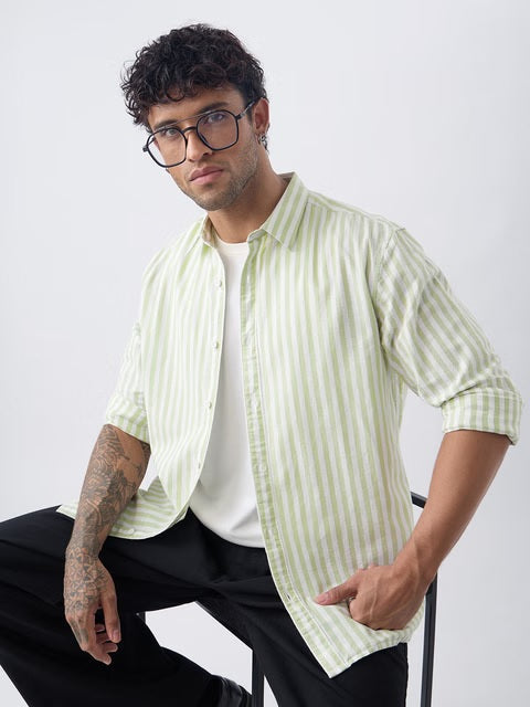 Stripes Pistachio Shirts