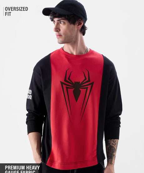 Spider-Man Radioactive Oversized Full Sleeve T-Shirts