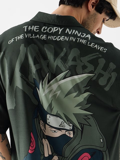 Naruto Kakashi Ninja Oversized Shirts