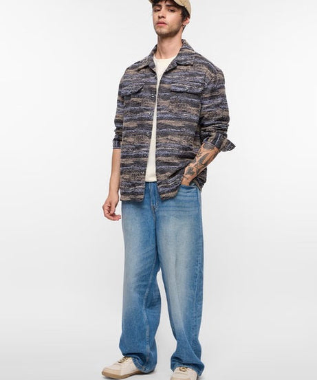Jacquard Pacific Men Shackets