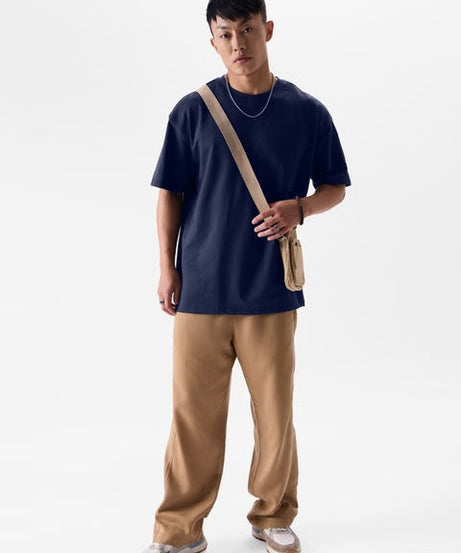 Solids Ultramarine Blue Oversized T-Shirts