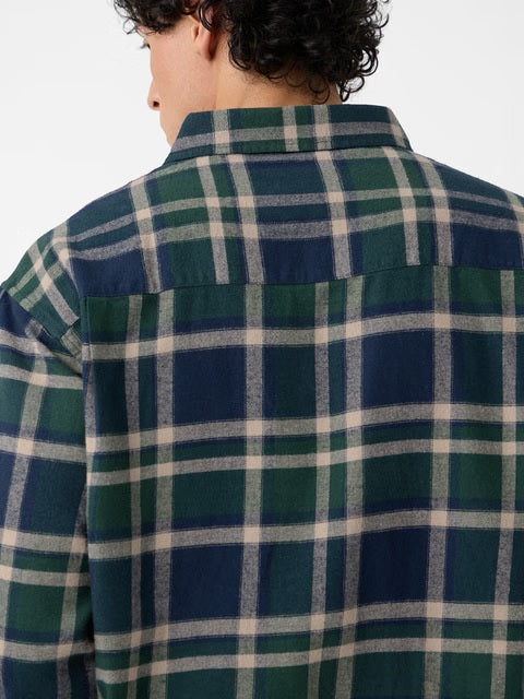Plaid Emerald Men Relaxed Shirts
