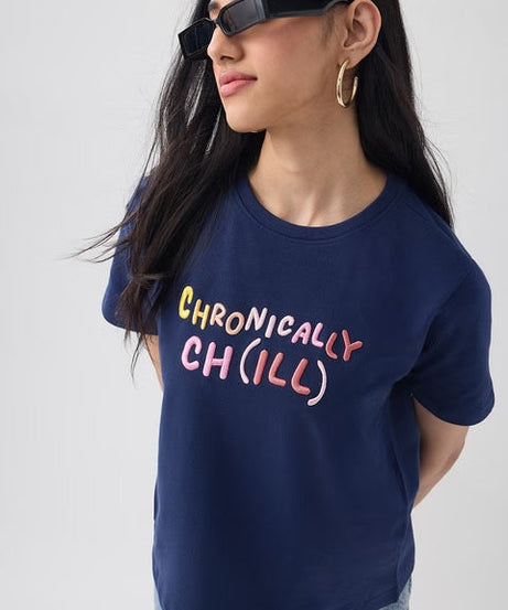 Chronically Chill Women Relaxed Fit T-Shirts