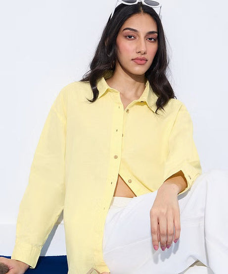Butter Cotton Linen Women Boyfriend Shirts