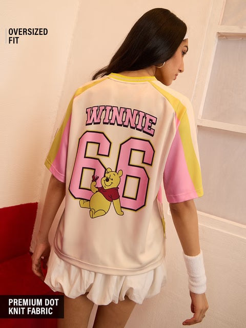 Winnie The Pooh Bother-Free Women Oversized Jerseys
