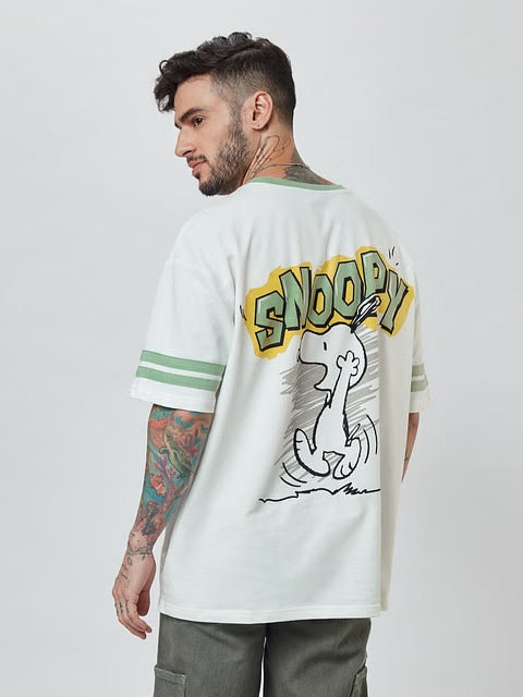 Peanuts Snoopy Sketch Oversized T-Shirts