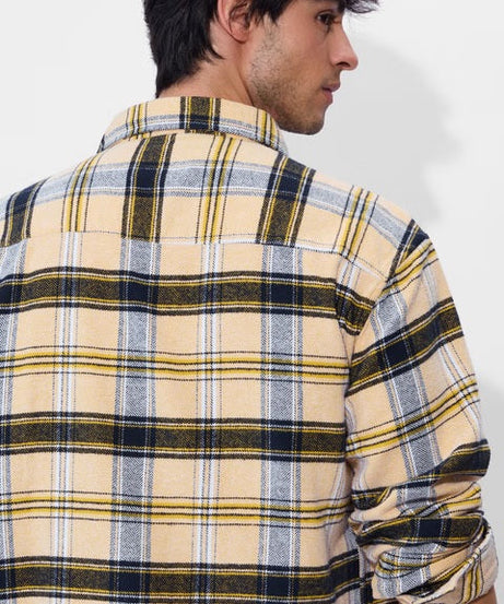 Flannel Amber Men Utility Shirts