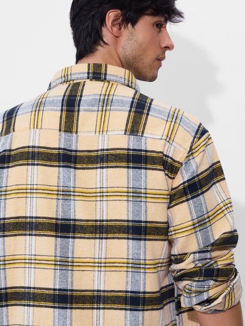 Flannel Amber Men Utility Shirts