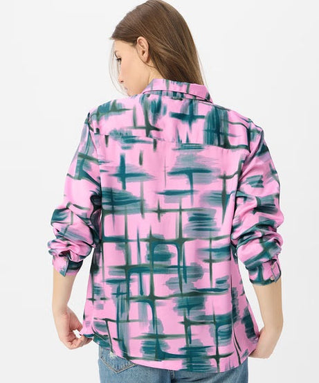 Satin Peridot Women Shirts