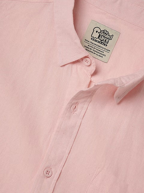 Lobster Bisque Cotton Linen Shirts