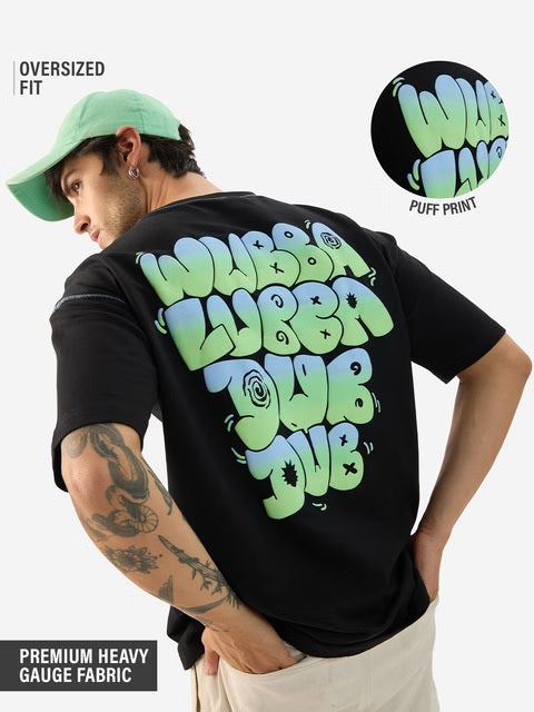 Rick & Morty Wubba Lubba Dub Dub Oversized T-Shirts