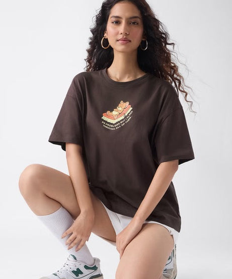 Tom & Jerry Problems Women Oversized T-Shirts