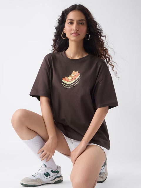 Tom & Jerry Problems Women Oversized T-Shirts