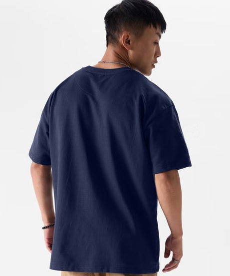 Solids Ultramarine Blue Oversized T-Shirts