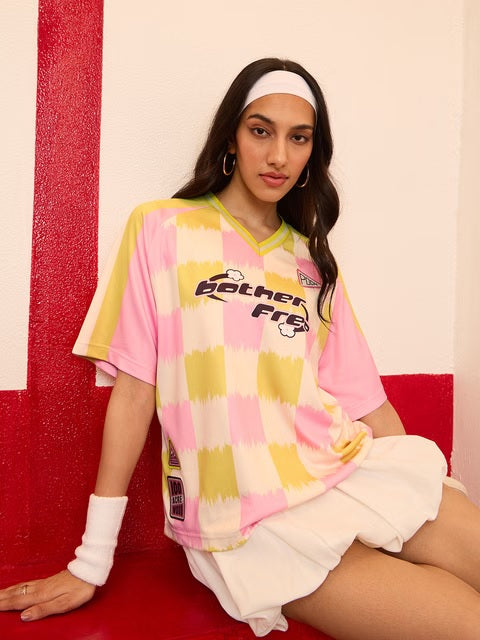 Winnie The Pooh Bother-Free Women Oversized Jerseys