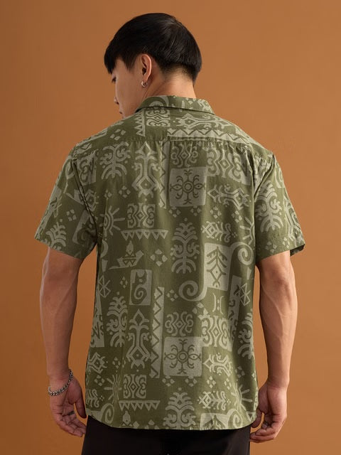 Nomad Aztec Men Relaxed Shirts